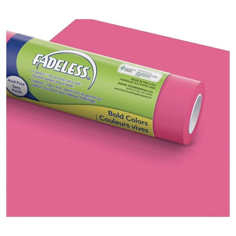 Bulletin Board Paper Fade-Resistant Classroom Decor Recycle Paper 48” X 50’